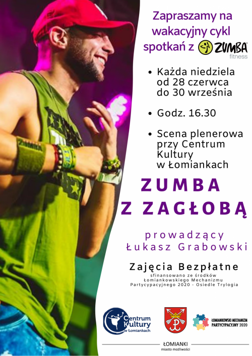 Plakat Zumba z Zagłobą